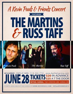 Kevin Pauls & Friends with The Martins & Russ Taff