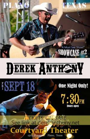 Derek Anthony Showcase (Plano, TX)