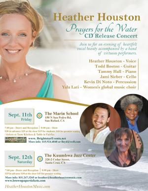 Heather Houston "Prayers for the Water" Concert