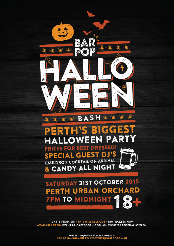 tickets for bar pop halloween bash in northbridge from ticketbooth