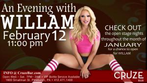 A Night with WILLAM at Cruze Bar