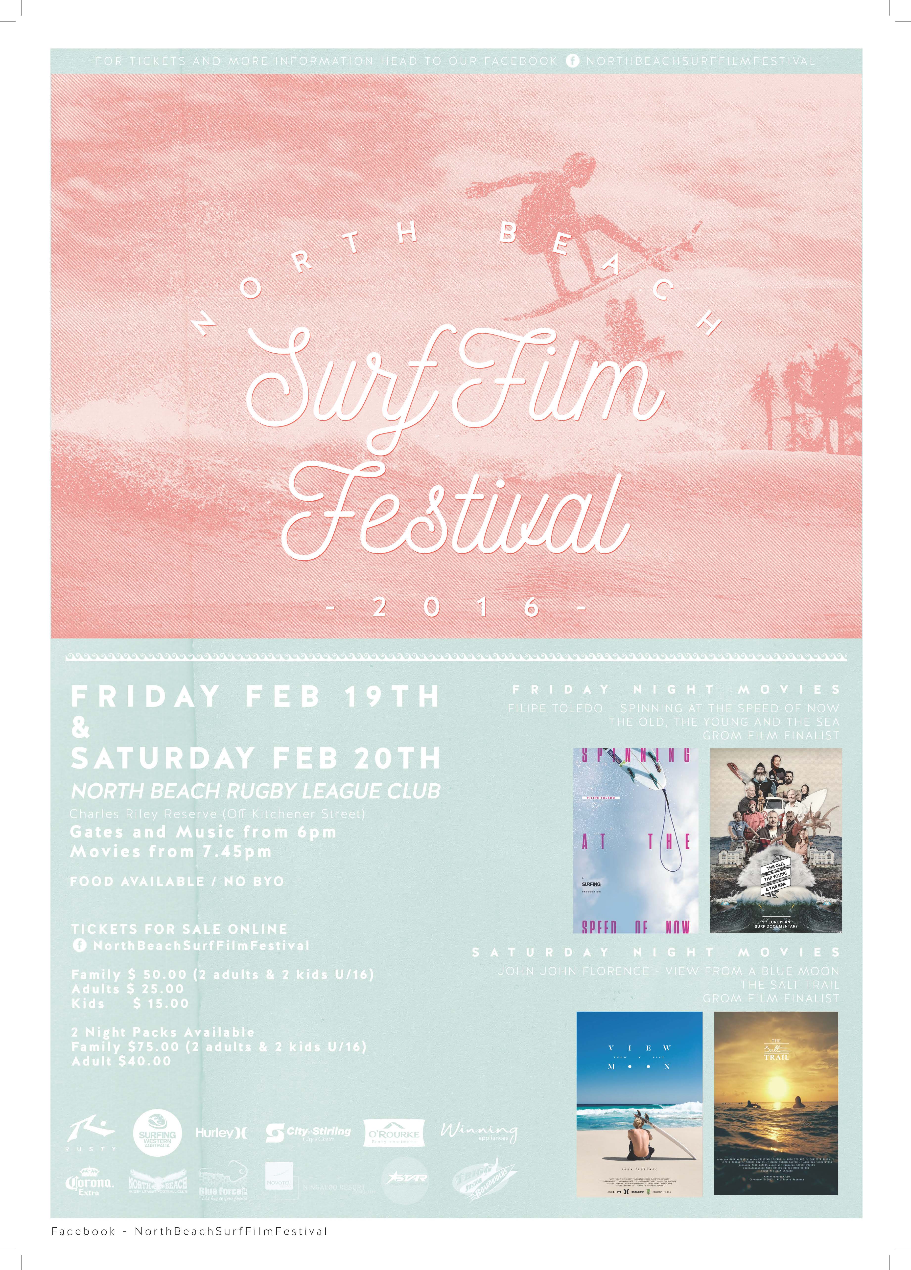 Tickets for North Beach Surf Film Festival in North Beach from Ticketbooth