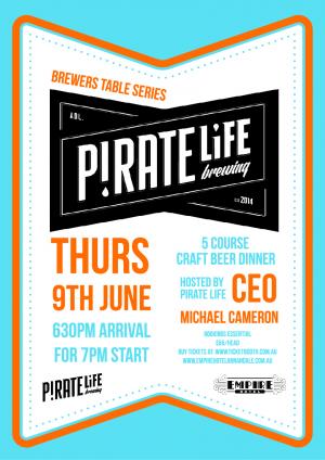 Brewer's Table: Pirate Life Beer Dinner