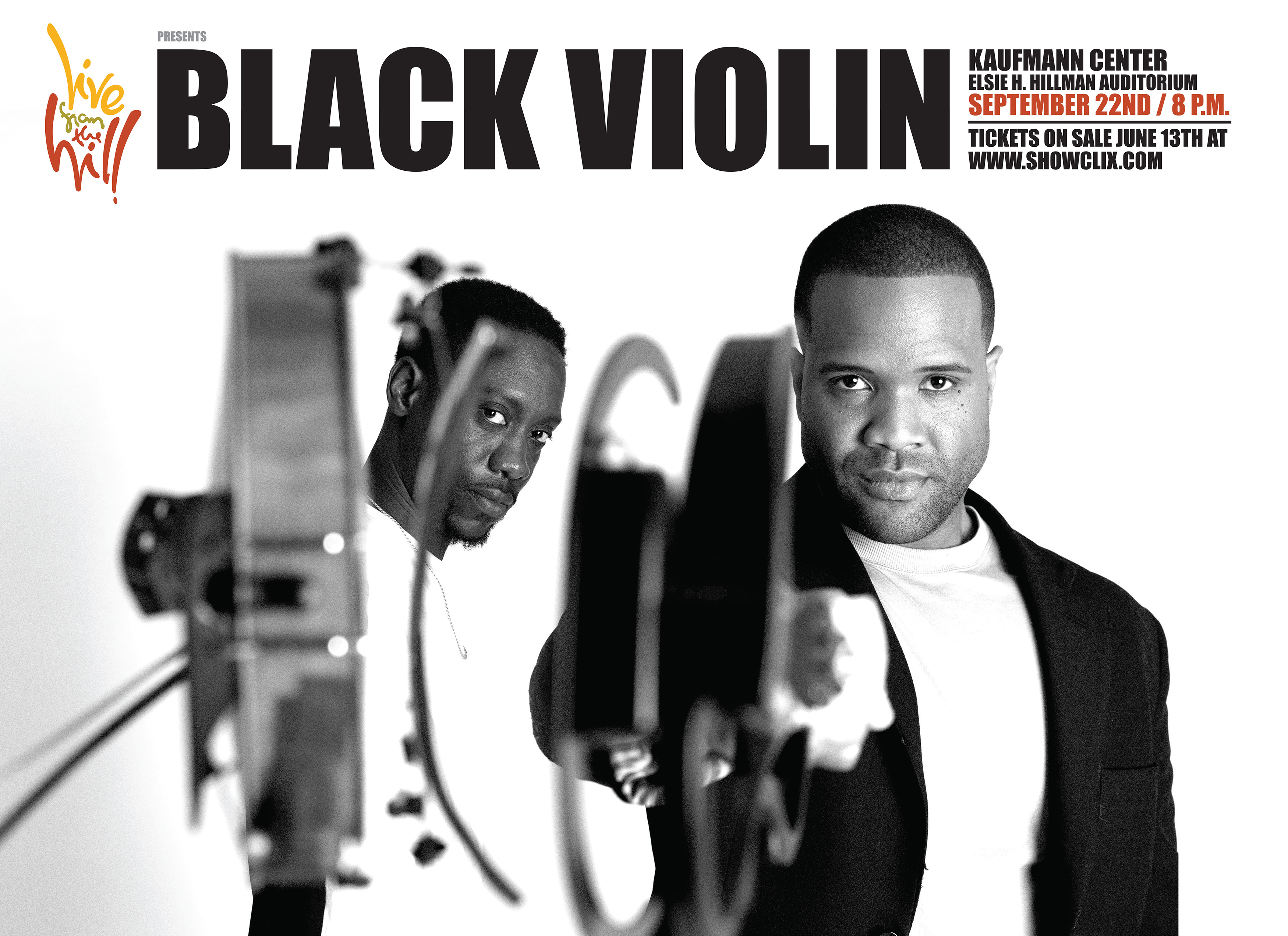 Tickets for Live from the Hill presents Black Violin in Pittsburgh from
