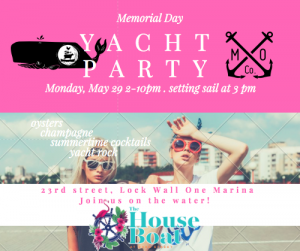 Oysters & Chandon Memorial Day Boat Party