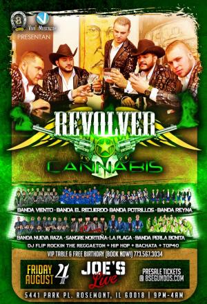 REVOLVER CANNABIS @ JOES LIVE!