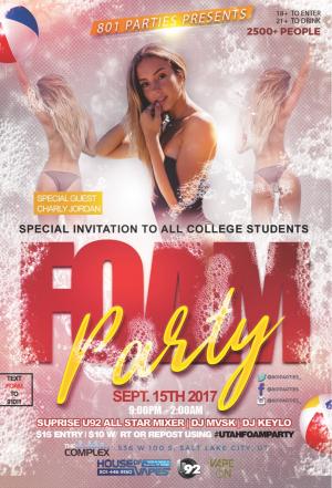 Utah Foam Party