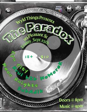 Wyld Things Presents: The Paradox feat. Cyn City, Krul b2b NoMorek, Neon Knights, and SubAdik