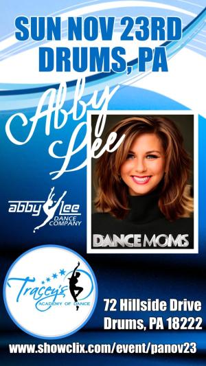 Abby Lee In Drums, PA November 23
