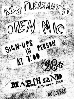 Acoustic Open MIc Hosted by Tommy Thompson III