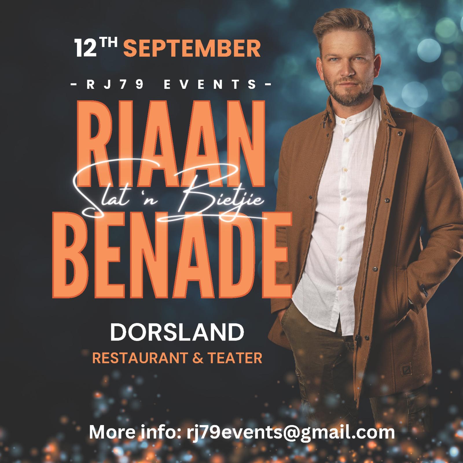 Riaan Benade-KOM ONS SLAT 'n BIETJIE