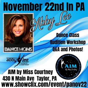 Abby Lee in Taylor Pennsylvania 22nd November