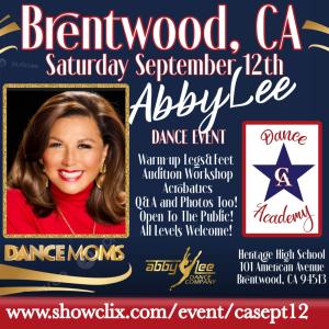 Abby Lee In Brentwood, CA September 12th
