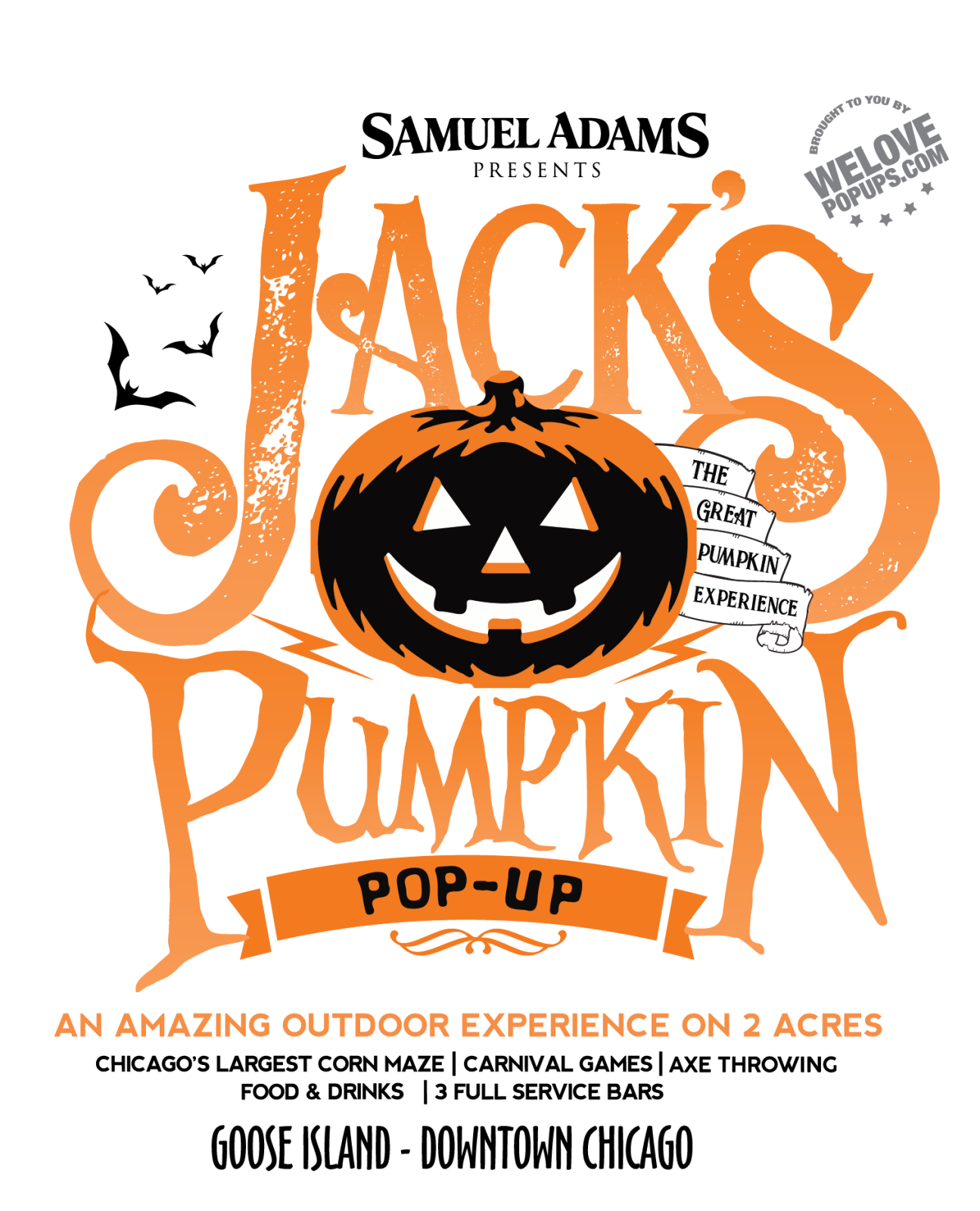 Tickets for Jack's Pumpkin PopUp 2023 in Chicago from We Love PopUps