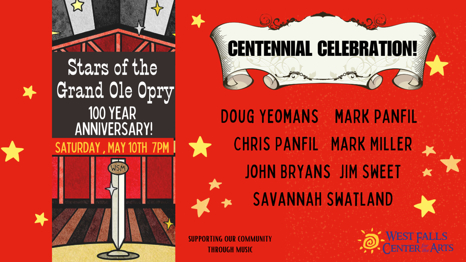 Stars of the Grand Ole Opry in West Falls - Checkout, image size:1600x901