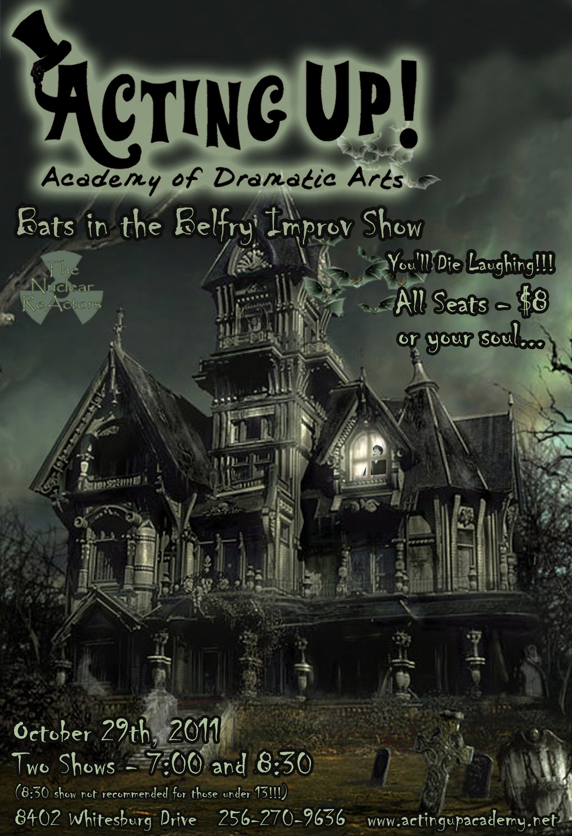 Tickets for Bats in the Belfry Improv Show in Huntsville from ShowClix