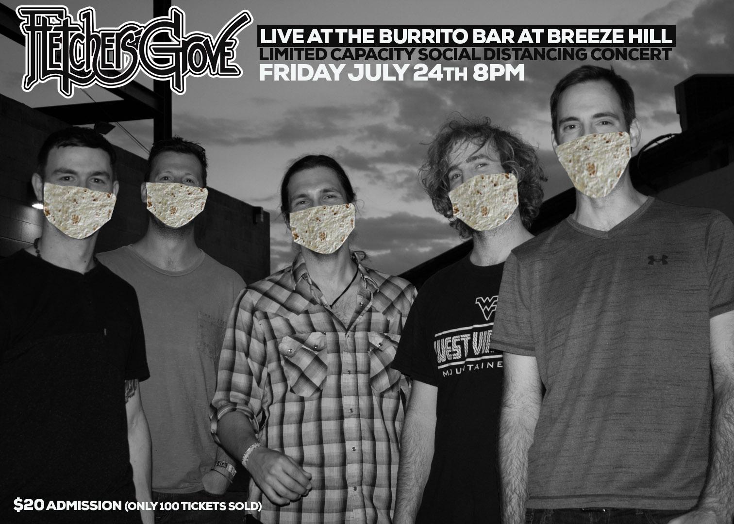 Tickets for Fletcher's Grove at the Burrito Bar at Breeze Hill in