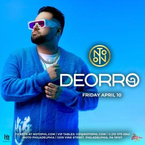 DEORRO LIVE IN PHILLY / NOTO