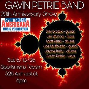 Gavin Petrie Band 20th Anniversary Show