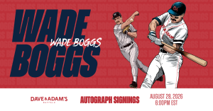 Wade Boggs Autograph Signing