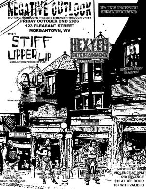 Negative Outlook - No Ring Wrestling w/ Stiff Upper Lip, American Crust + Burlesque