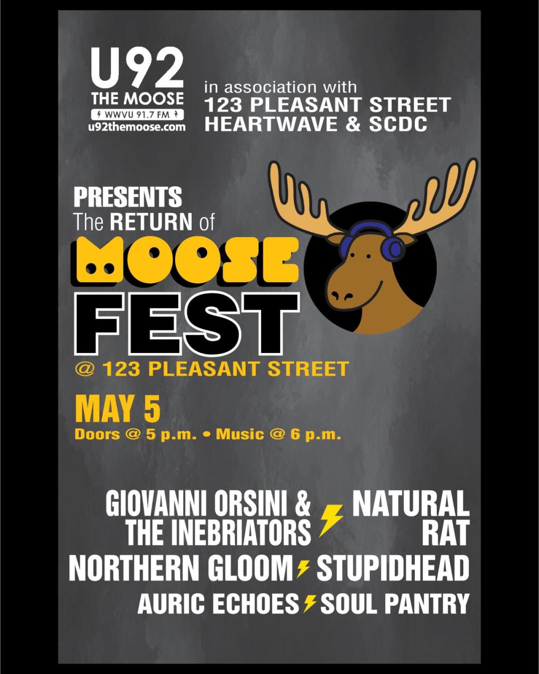 Tickets for 2023 U92 Moosefest in from ShowClix