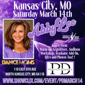 Abby Lee In Kansas City, Missouri March 14th