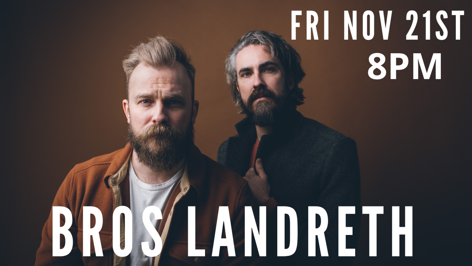 Bros Landreth Concert Graphic