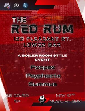Wyld Things Presents: The Red Rum feat. Proper, Psypherix, and Summus