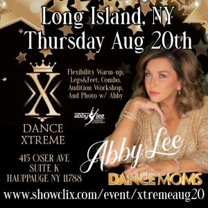 Abby Lee on Long Island, NY August 20th