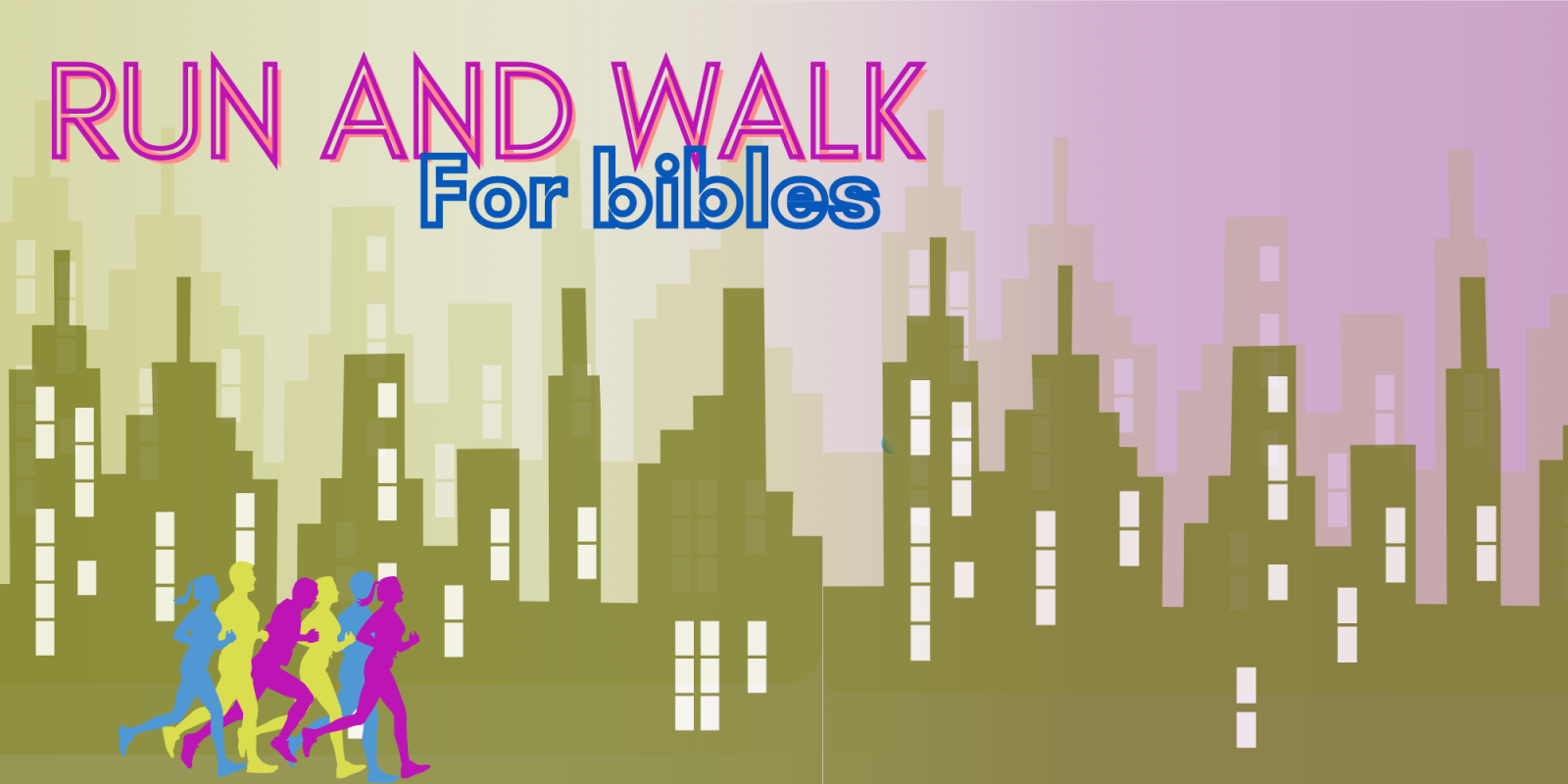 Run and walk for bibles