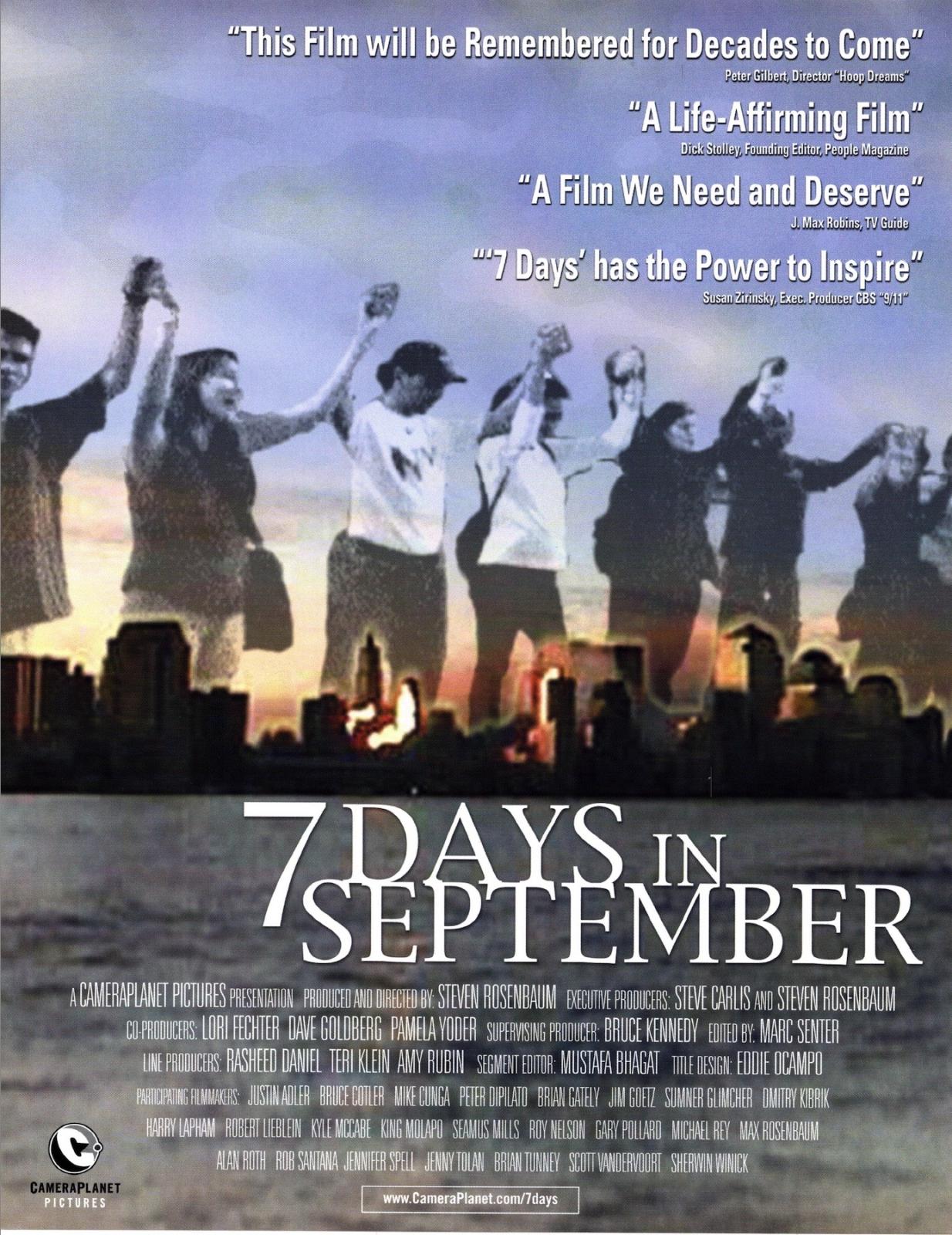Movie poster for documentary 7 Days in September