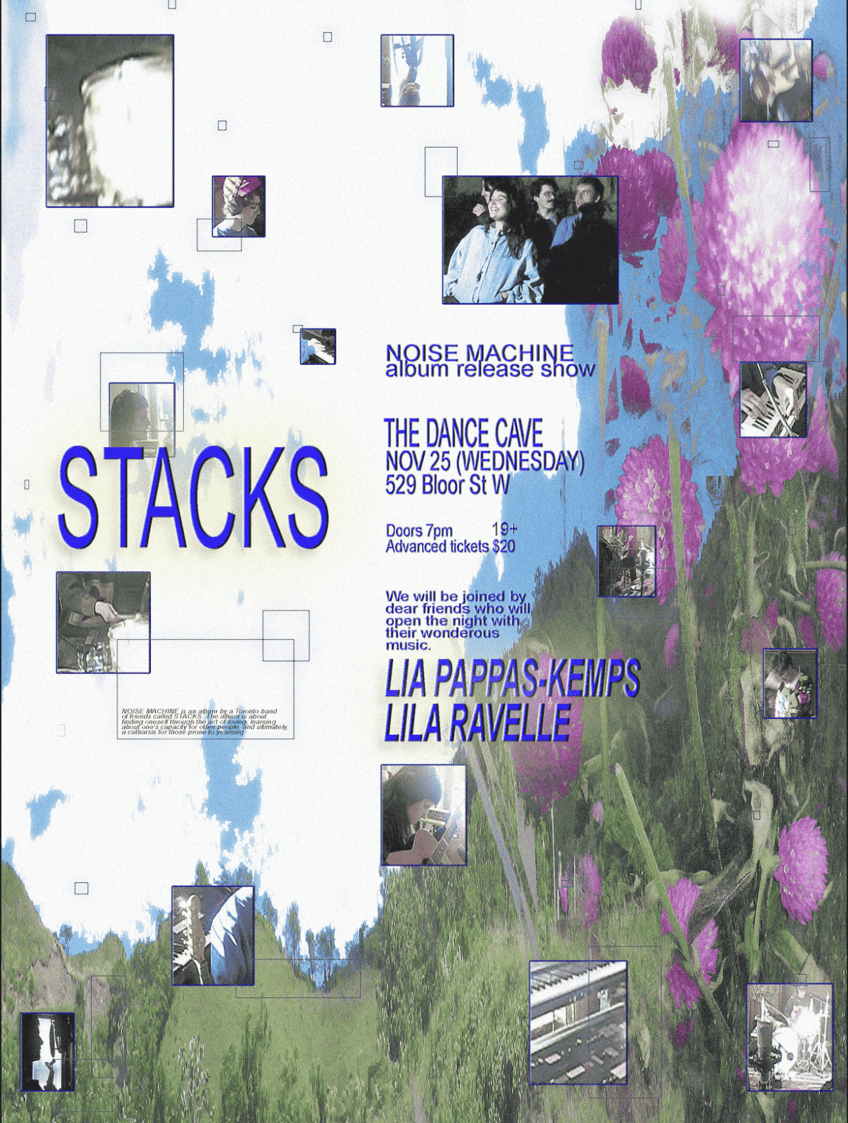 NOISE MACHINE Album Release Show - STACKS with Lia Pappas-Kemps and Lila Ravelle