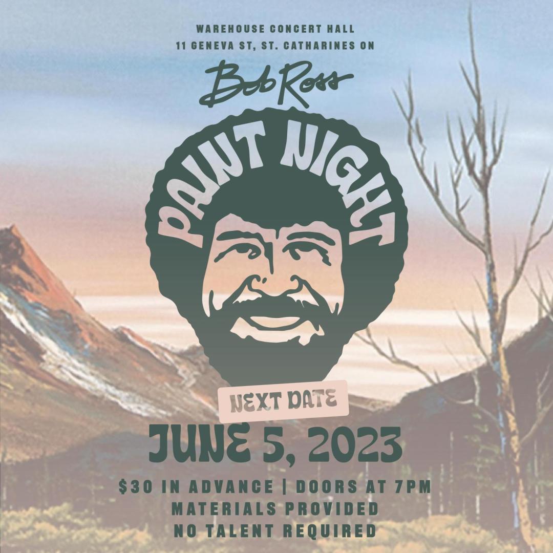 Tickets for Bob Ross Paint Night in St. Catharines from IndoorShoes Events