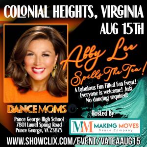 Abby Lee Spills The Tea Colonial Heights, VA 8/15